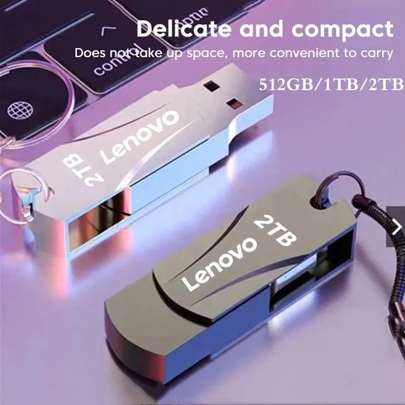 Metal 2TB USB Flash Drive USB 3.0 High Speed File Transfer U Disk 16TB 8TB Ultra-Large Capacity Waterproof USB Memory