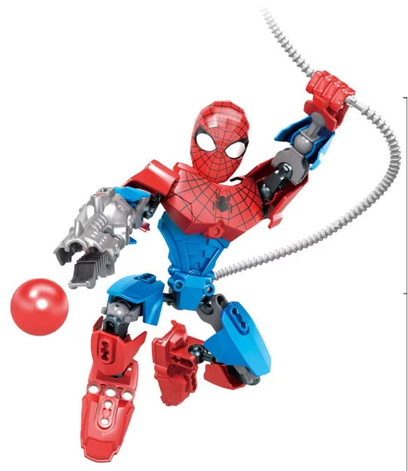 Hero Buildable Figure Iron Big Assembly Figures Building Block Bricks Action Toys Compatible with Lego Collection Gifts for Kid